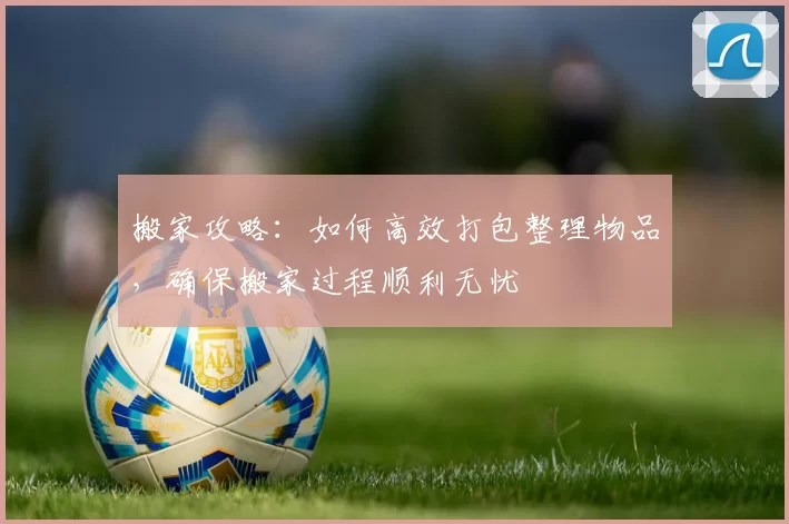 搬家攻略：如何高效打包整理物品，确保搬家过程顺利无忧
